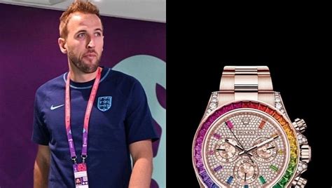 kane rolex arcobaleno|Harry Kane wears a $330k Rolex Daytona to Ballon d'Or.